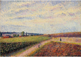 VCP-289 Camille Pissarro - Pohled na Eragny