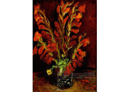 R2-516 Vincent van Gogh - Váza s červenými gladiolami