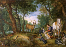 BRG-104 Jan Brueghel - Vidění svatého Huberta