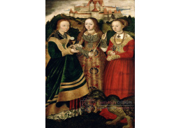 VlCR-123 Lucas Cranach - Svatá Barbara, Uršula a Margareta