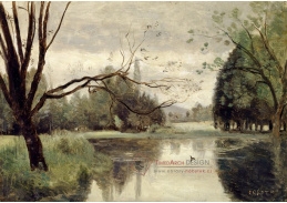 A-2293 Jean-Baptiste Camille Corot - Kachní rybník