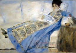 R14-137 Pierre-Auguste Renoir - Madame Monet na pohovce