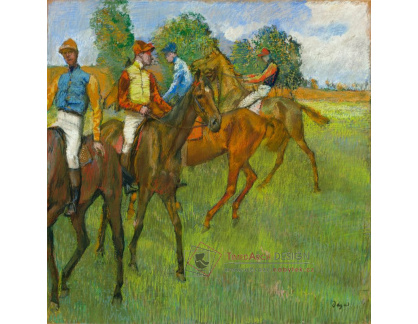 A-217 Edgar Degas - Před závodem