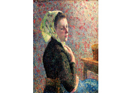 VCP-36 Camille Pissarro - Žena se zeleným šátkem