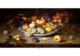 A-1508 Balthasar van der Ast - Zátiší s ovocem na porcelánu Kraak