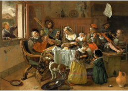 SO VI-309 Jan Steen - Veselá rodina