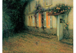 SO XIV-316 Henri Le Sidaner - Růže a vistárie na domě