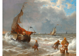 A-3354 Andreas Achenbach - Rybáři na pobřeží