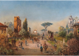 D-6009 Robert Alott - Pohled na Via Appia