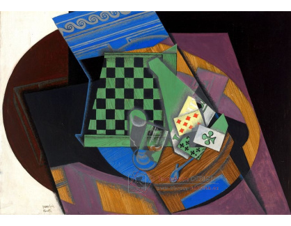 VJG 35 Juan Gris - Šachovnice a hrací karty