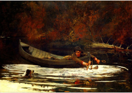 VU54 Winslow Homer - Lovec a jeho pes