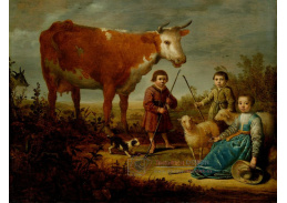 DDSO-2237 Aelbert Cuyp - Děti a kráva