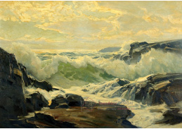 KO I-232 Frederick Judd Waugh - Pobřeží státu Maine