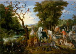 BRG-68 Jan Brueghel - Nastupování zvířat do Noemovy archy