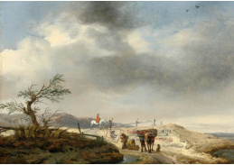 KO VI-227 Philips Wouwerman - Pouštní krajina s postavami