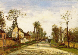 VCP-277 Camille Pissarro - Cesta do Versailles v Louveciennes