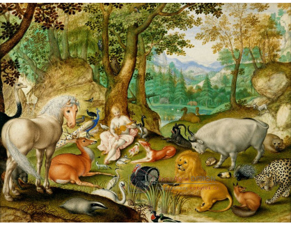 SO XIV-333 Jacob Hoefnagel - Orpheus a okouzlená zvířata