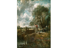 KO II-188 John Constable - Lodí přes jez