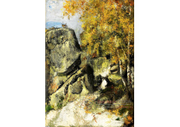 KO V-118 Paul Cézanne - Skály v lese ve Fontainebleau