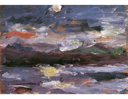 VLC 114 Lovis Corinth - Měsíc nad Walchensee