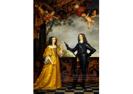 DDSO-2690 Gerrit van Honthorst - Willem II, princ Oranžský a Maria Stuart