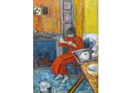 A-4952 Pierre Bonnard - Žena v červeném županu