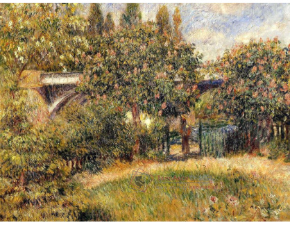 R14-151 Pierre-Auguste Renoir - Železniční most v Chatou