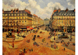 VCP-316 Camille Pissarro - Avenue de Opera v ranním slunci