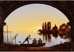 DDSO-3892 Karl Friedrich Schinkel - Břehy Spree u Stralau