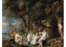 VRU166 Peter Paul Rubens - Nymfy a satýr