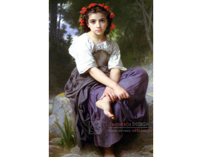 R15-7 Adolph William Bouguereau - Na okraji potoka