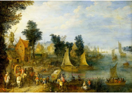 DDSO-840 Joseph van Bredael - Vesnice u řeky