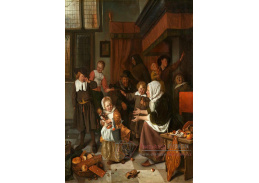 SO VII-134 Jan Steen - Svátek svatého Mikuláše