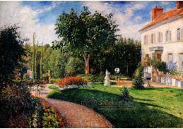 VCP-452 Camille Pissarro - Park Jardin des Mathurins v Pontoise