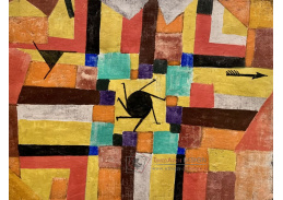 A-3709 Paul Klee - S rotujícím černým sluncem a šípem