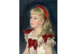 D-9963 Pierre-Auguste Renoir - Slečna Grimprel s červenou stužkou