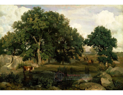 KO IV-113 Jean-Baptiste-Camille Corot - Les ve Fontainebleau