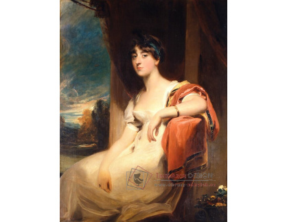 PORT-506 Thomas Lawrence - Portrét Harriet Clements