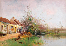 DDSO-575 Eugene Galien-Laloue - Jarní den u Brookside