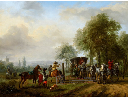 A-1826 Philips Wouwerman - Jezdecká škola