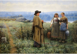 SO XVI-436 Daniel Ridgway Knight - Chvíle odpočinku