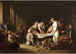 A-2377 Louis-Léopold Boilly - Čtení Bulletinu Grand