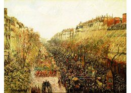 VCP-319 Camille Pissarro - Bulvár Montmartre v masopustu