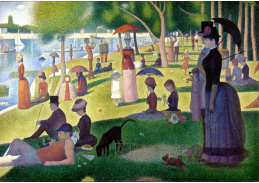 SO IV-266 Georges Seurat - Neděli odpoledne na ostrově La Grande Jatte