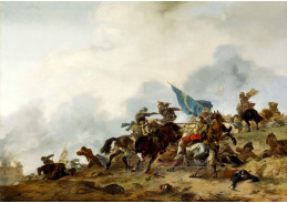 D-7561 Philips Wouwerman - Bitevní scéna