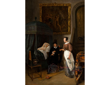 A-2874 Jan Steen - Návštěva lékaře