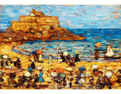 D-7457 Maurice Brazil Prendergast - Scéna u jezera